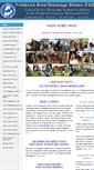 Mobile Screenshot of frederickdressage.org